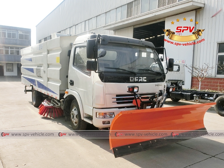 Road Sweeper with Snowplow Dongfeng-RF